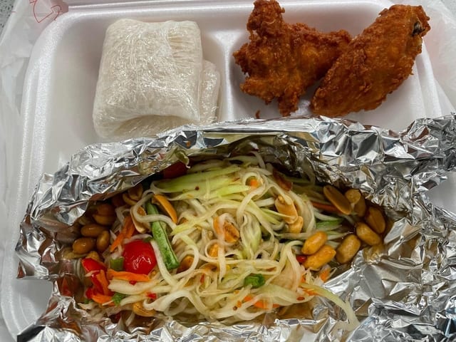 Thai Papaya Salad.