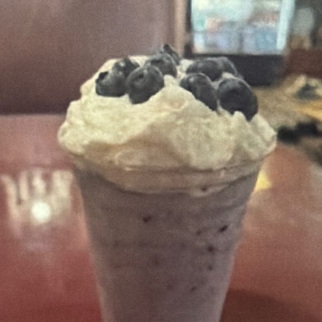 Blueberry Smoothie.