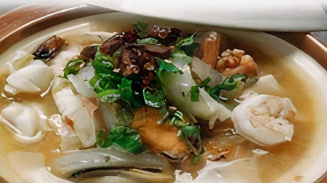 Tom Yum Seafood.